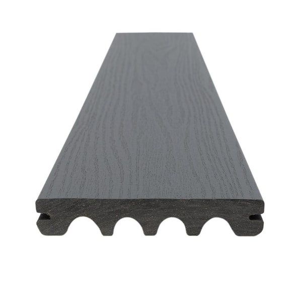 MoistureShield Elevate Lake Fog Composite Decking Boards, 10-Pack