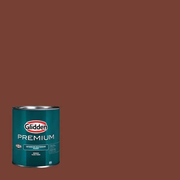 1 qt. Warm Mahogany PPG1060-7 High Gloss Interior/Exterior Trim, Door and Cabinet Paint