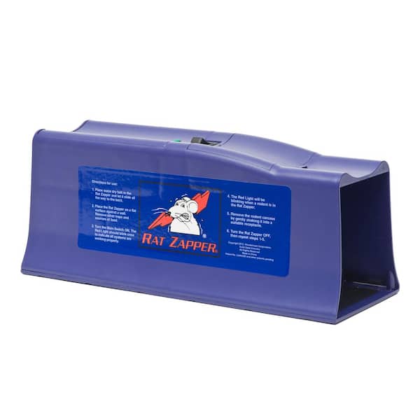 Rat Zapper Humane Battery-Powered Indoor Classic Electronic Rat Trap  RZC001-4 - The Home Depot