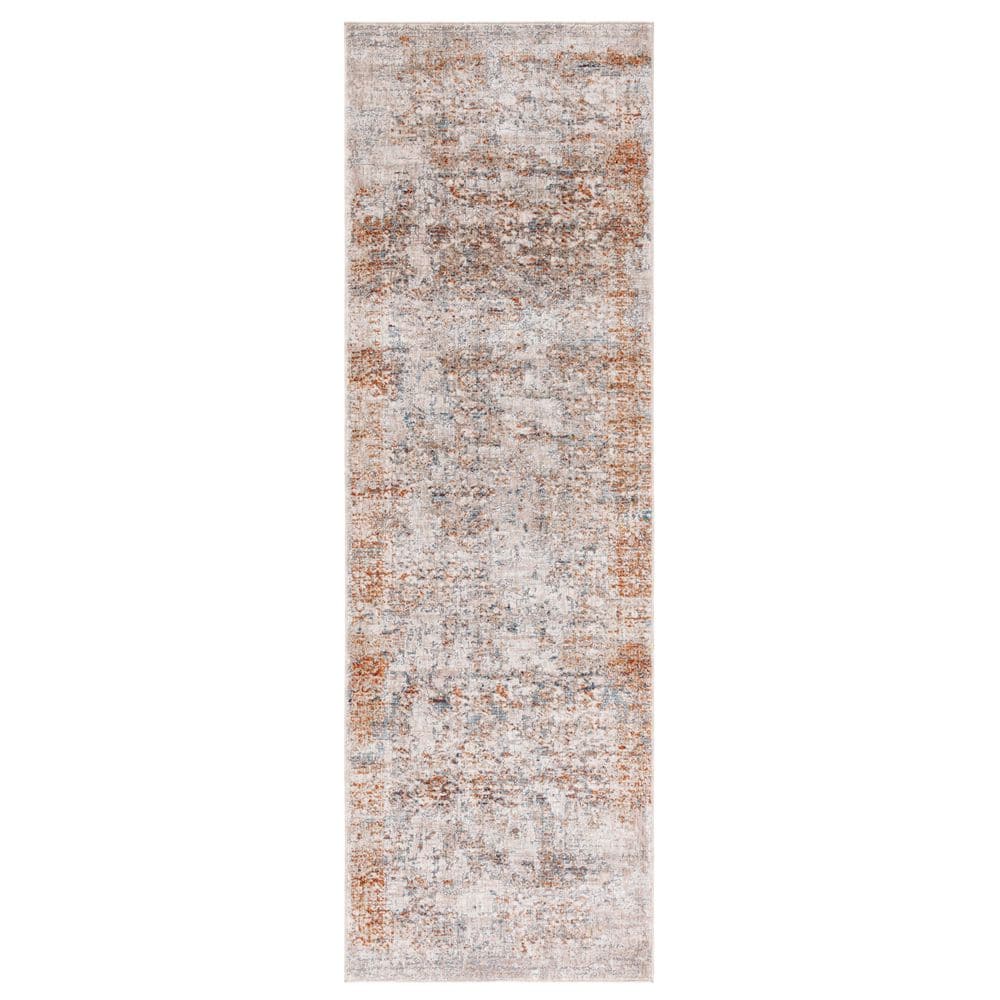 Limitee 3 ft. x 8 ft. Beige Border Distressed Runner Rug price history on PriceWatchPro