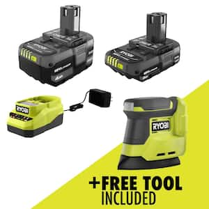 Ryobi two battery free tool sale