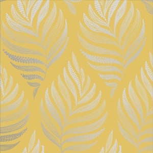 Botanica Summer Yellow Wallpaper