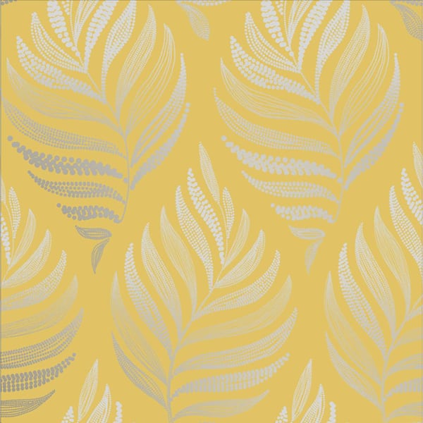 Botanica Summer Yellow Wallpaper