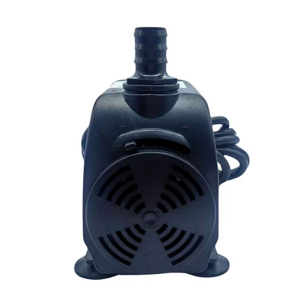 635 GPH Submersible Water Pump with 6 ft. cord, Black