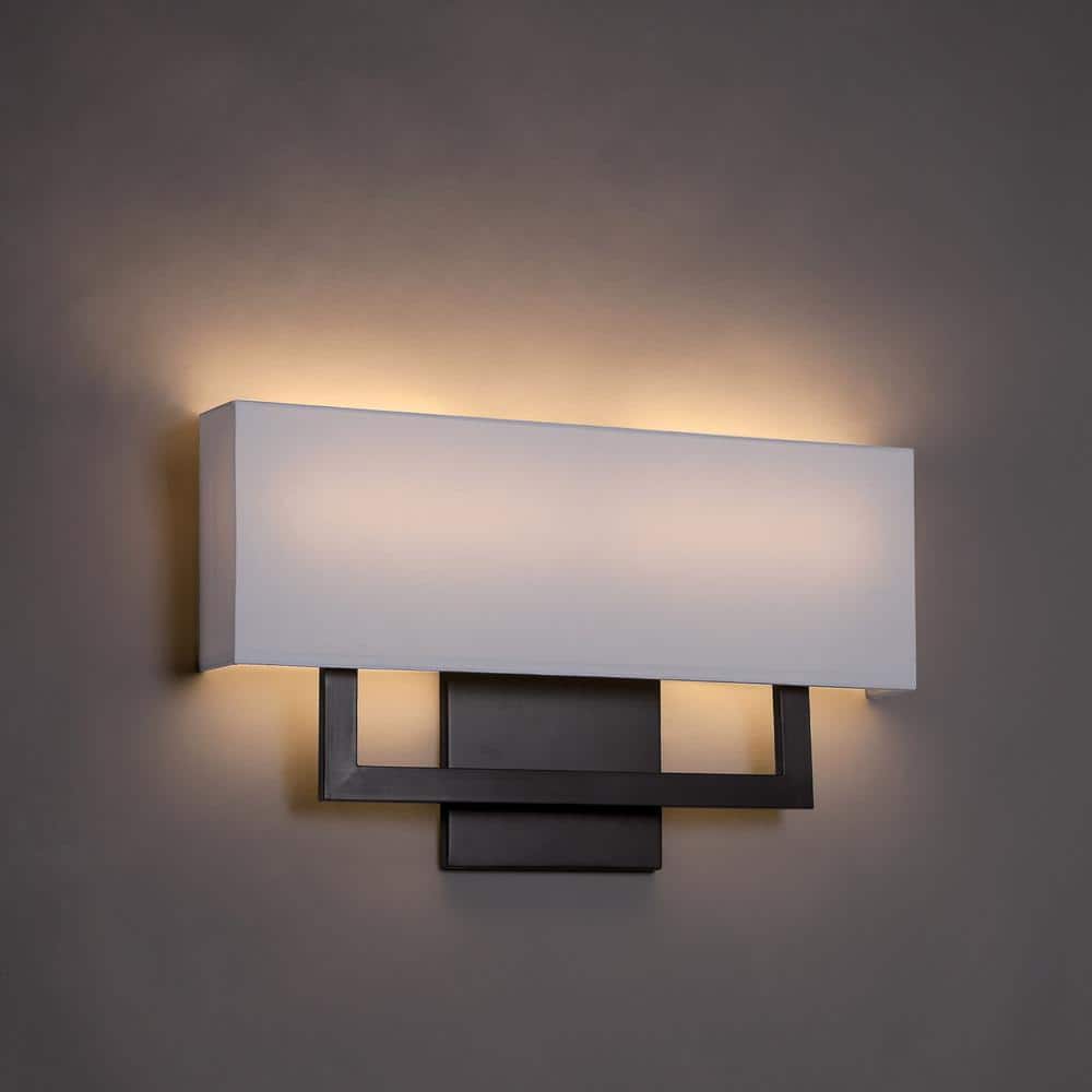 Manhattan Transitional 22" LED Dimmable Wall Sconce in Brushed Bronze