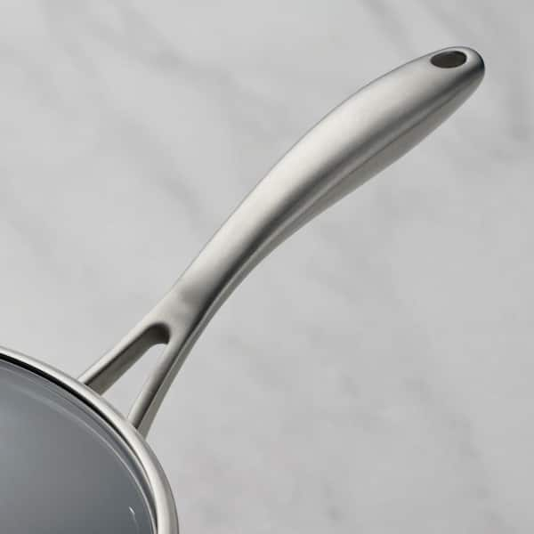 Sicilia 1.25 Qt Aluminum Nonstick Covered Sauce Pan - Hazelnut