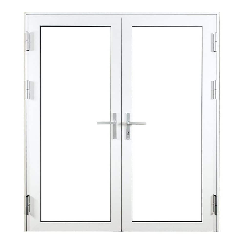 TEZA DOORS Teza F65 Series 61. 5 x 80 in. Aluminum French Door