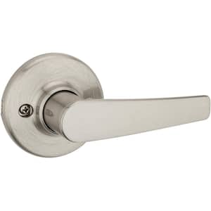 Delta Satin Nickel Dummy Door Lever with Microban Antimicrobial Technology