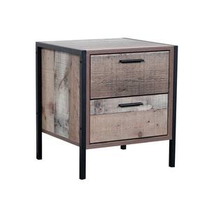 Rustic Reclaimed Collection with 1-Spacious Drawers and Night Stand