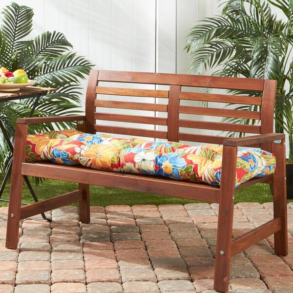 Red bench cushion online outdoor