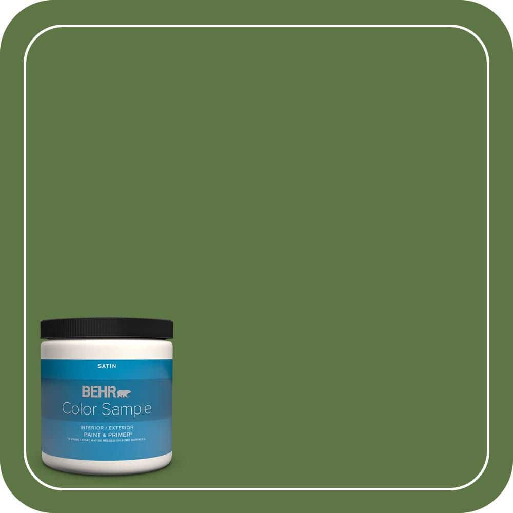8 oz. #420D-7 Dill Pickle Satin Enamel Interior/Exterior Paint & Primer Color Sample price history on PriceWatchPro