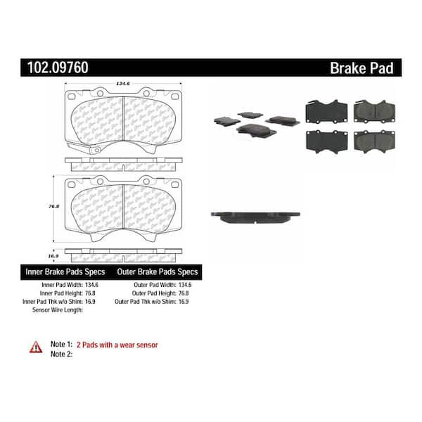 Centric Parts Disc Brake Pad Set