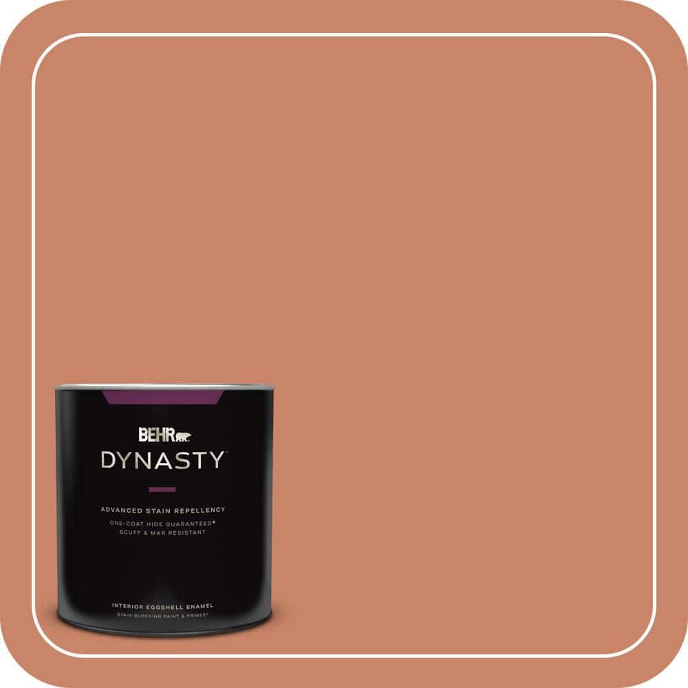 1 qt. #MQ4-39 Cabana Melon One-Coat Hide Eggshell Enamel Interior Stain-Blocking Paint and Primer price history on PriceWatchPro