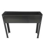 Raised Garden Bed With Storage Shelf and Protective Liner