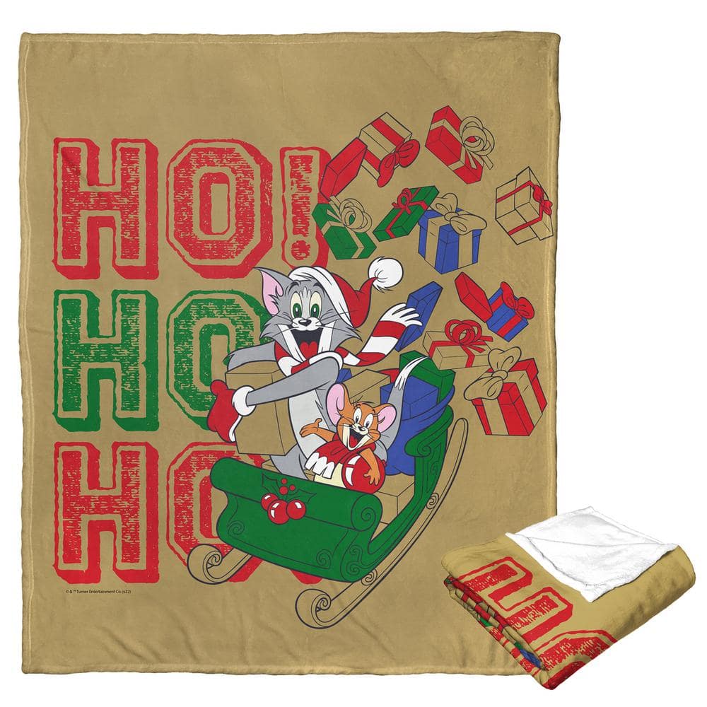 Wb Tom And Jerry Present Delivery Silk Touch Multi-Colored Throw