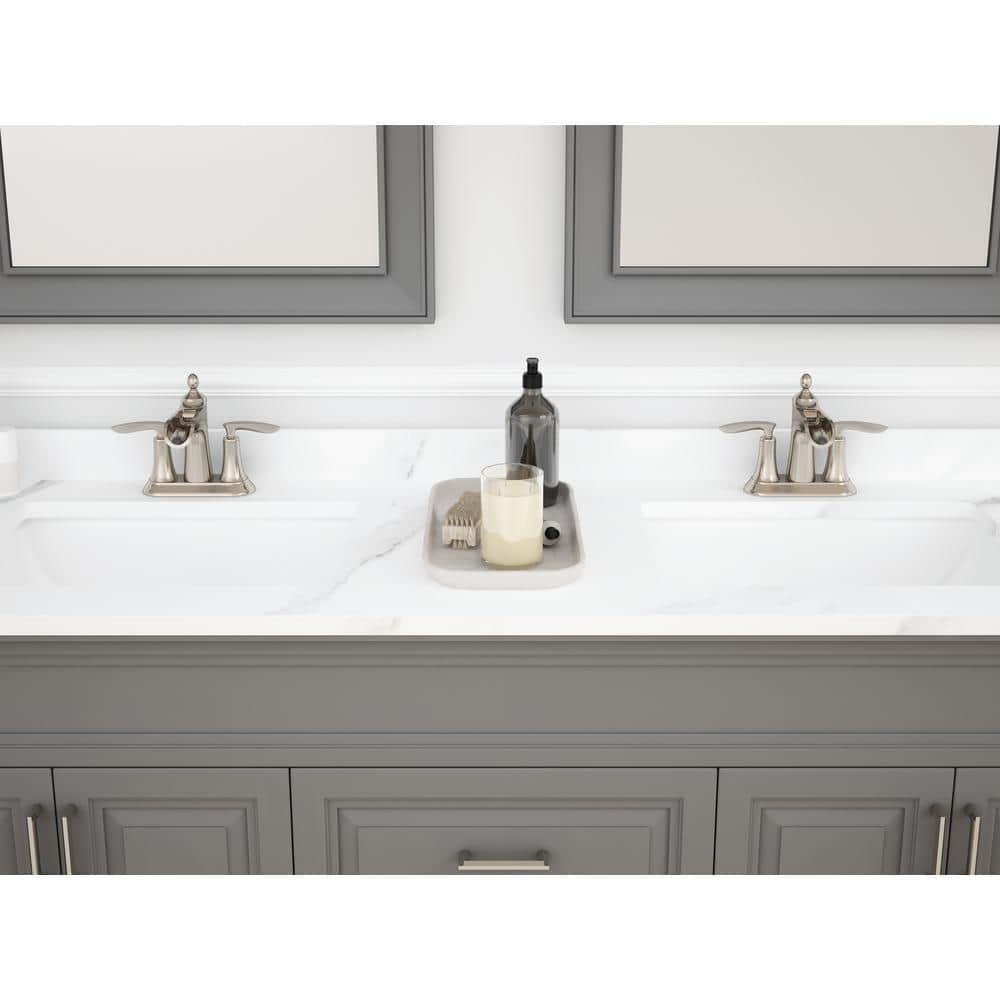 Aegean Brushed Nickel 2-Handle Waterfall Bathroom Faucet