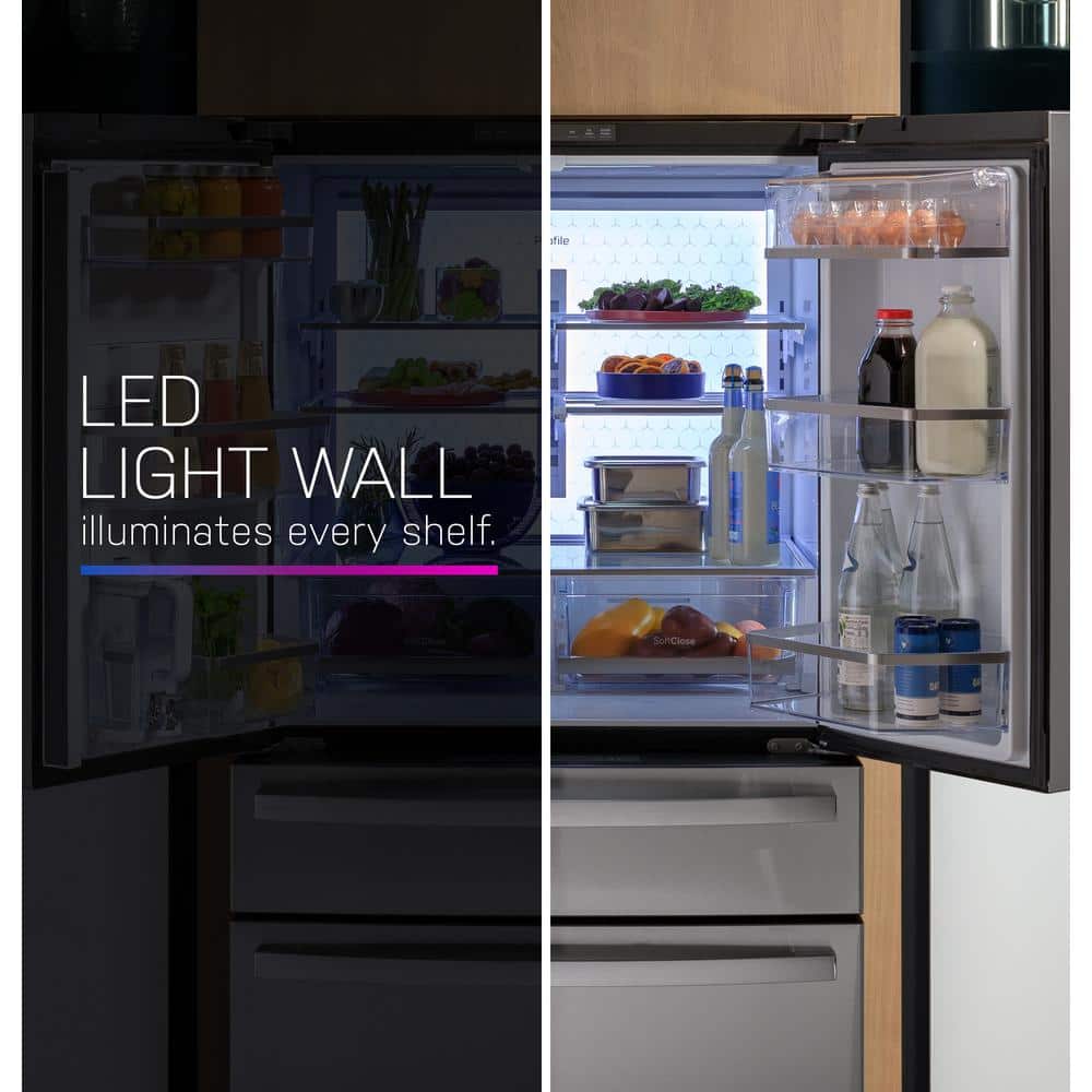 Stainless Steel Smart French Door Refrigerator with Ice Maker