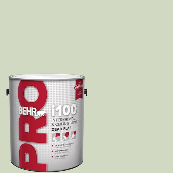 BEHR PRO 1 gal. #M380-2 Glade Green Dead Flat Interior Paint