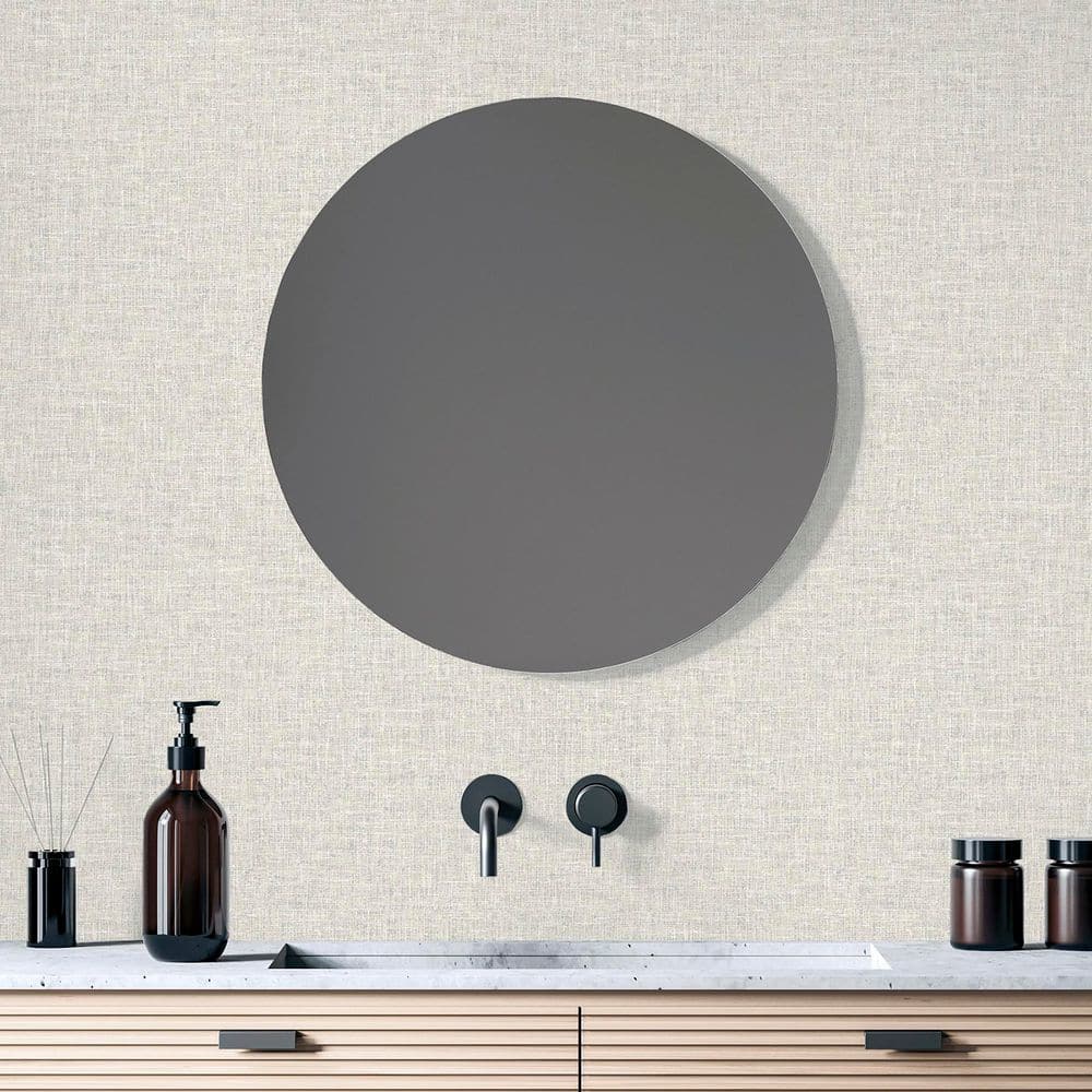 Paulette Neutral Linen Texture Wallpaper price history on PriceWatchPro