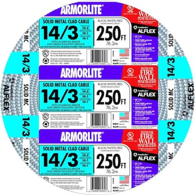 250' 14/3 MC LITE CABLE