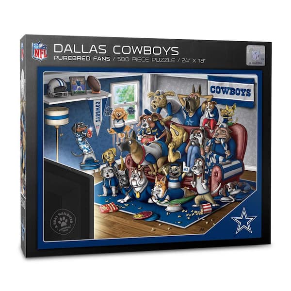 YouTheFan NFL Dallas Cowboys Purebred Fans Puzzle-A Real Nailbiter