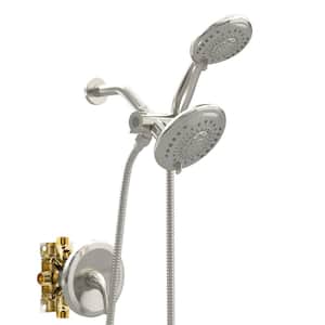 Ami Single Handle 5-Spray Shower Faucet 1.8 GPM with Pressure Balance Valve in. Brushed Nickel