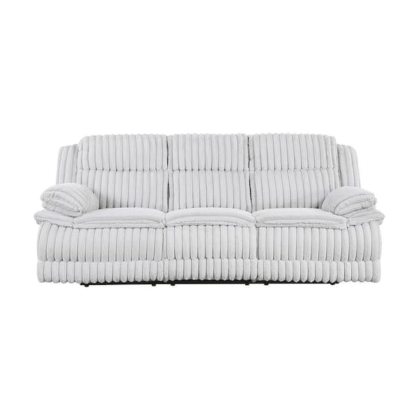 Lazzara Dyersburg 95 in. W Pillow Top Arm Corduroy Rectangle