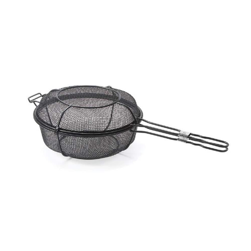 Outset Chefs Outdoor Dual Skillet and Shaker Basket (Non-Stick)