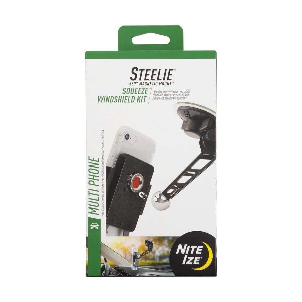 Steelie Squeeze Windshield Kit - Black price history on PriceWatchPro