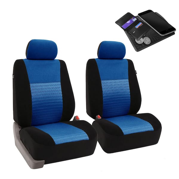 FH Group Fabric 47 in. x 23 in x 1 in. Deluxe 3D Air Mesh Front Seat Covers