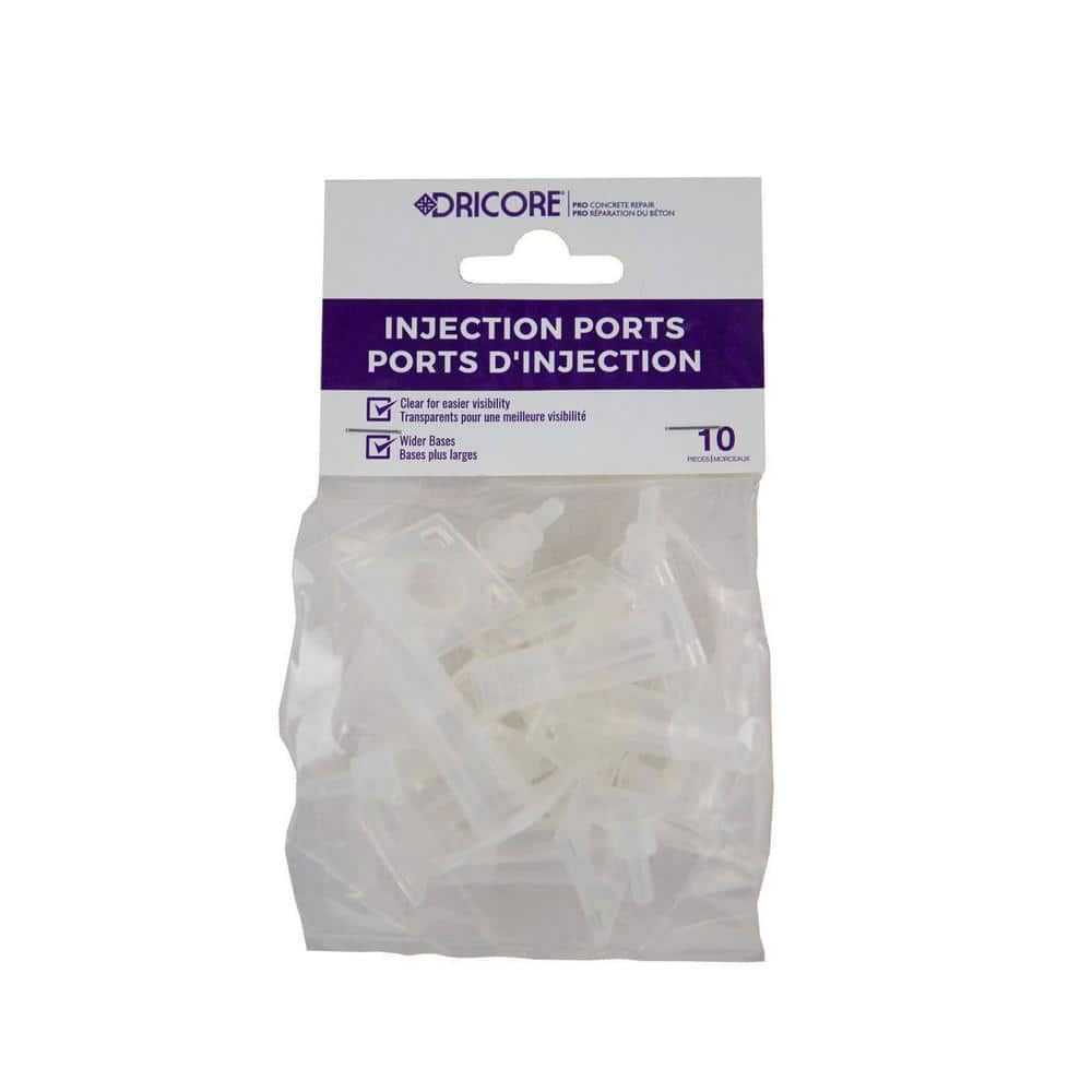 DRICORE Pro Concrete Repair Injection Ports (10Pack) FG20024 The