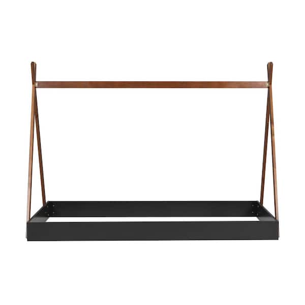 CP ブランケット　bright brightwin 2gether Harper & Bright Designs Tent Style Black and Brown Wood