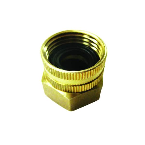 Sun Joe Universal Dual Swivel Brass Double Female Connector, 3/4 in. by 3/4 in. for SPX Series and Others