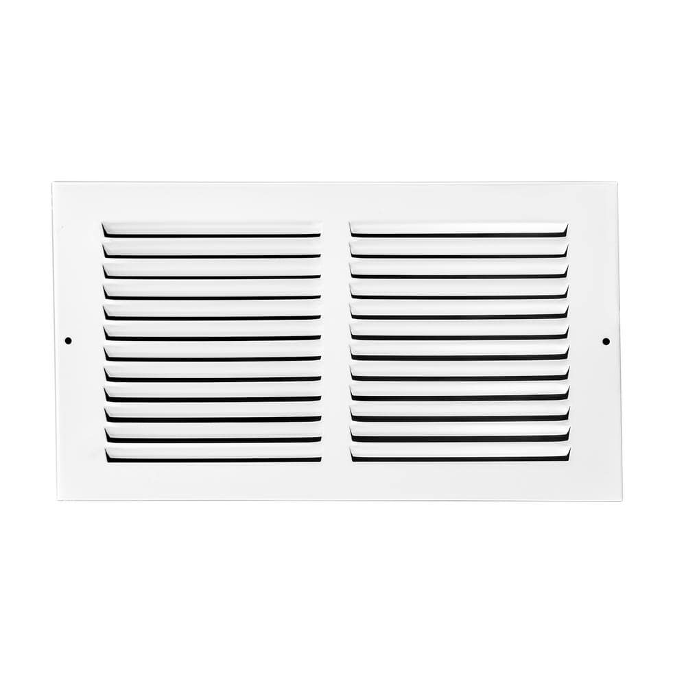 12 in. x 6 in. White Flat Return Air Steel Grille price history on PriceWatchPro