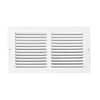 Venti Air 12 in. x 8 in. White Flat Return Air Steel Grille HRG1208 ...