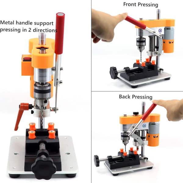 Afoxsos Mini Precision Metal Drill Press Machine Portable Table