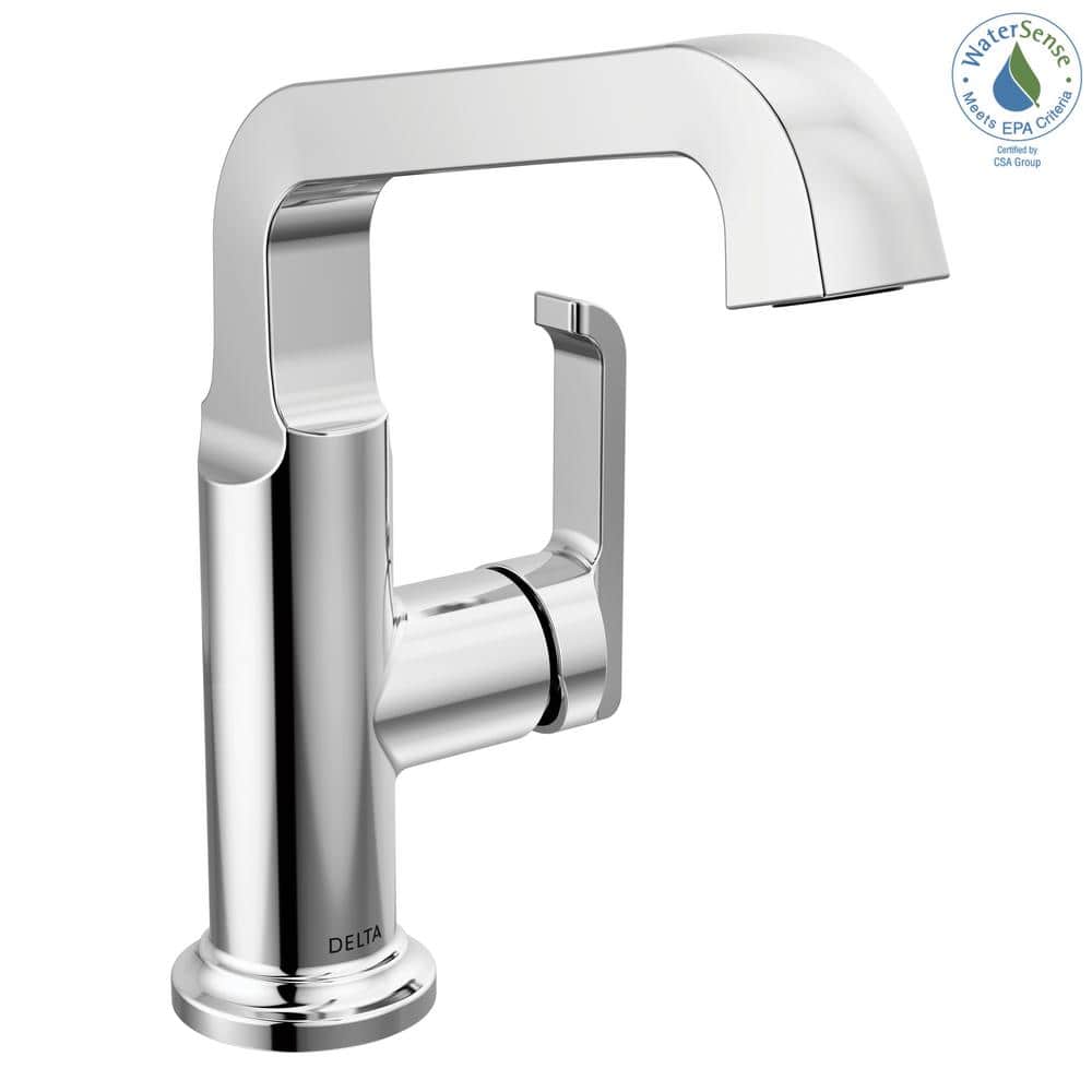 Tetra Polished Chrome Single Handle Mid-Height Vessel Faucet
