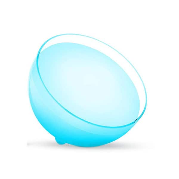 Smart Portable White 3.7 in. Table Lamp RGBWW WiFi Enabled Indoor Integrated LED with App Control