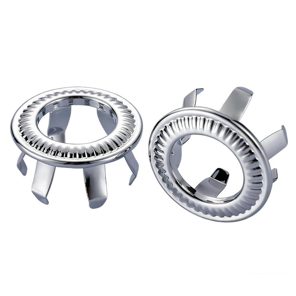 2-Pack Brass Sink Overflow Rings 1.06 in. Universal Fit in Polished Chrome price history on PriceWatchPro