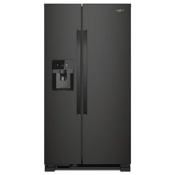 Whirlpool 21.4 cu. ft. Side by Side Refrigerator in Black