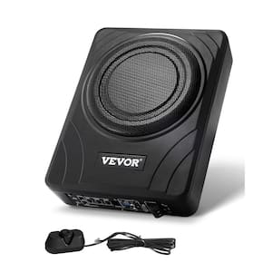 8 in. 300W Underseat Car Subwoofer, Slim Powered Car Subwoofers Under the Seat, Low Profile Audio Sub Built-in Amplifier