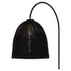 Hampton Bay Highler 61 in. Matte Black Floor Lamp