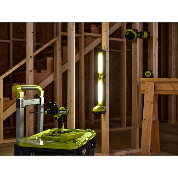 Ryobi light tool flashlight 18 volt cordless led workbench handheld indoor tool sale