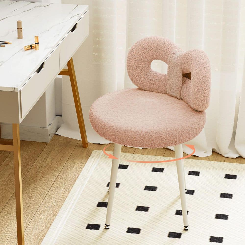 Velvet Vanity Chair Velvet Vanity Stool With Small Scallop Back