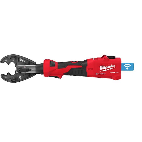 M18 18V Lithium-Ion Cordless FORCE LOGIC 6-Ton Utility Crimper with BG-D3 and Cutting Jaws