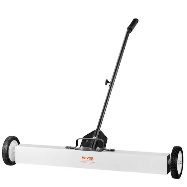 36 in. Magnetic Sweeper with Wheels Telescoping Magnetic Pickup Tool