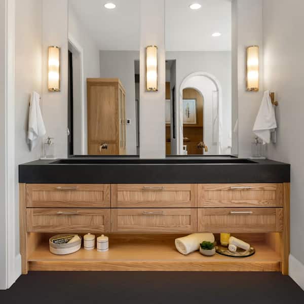 Piscina Brick Nero Matte 4-3/4 in. x 9-5/8 in. Porcelain Floor and Wall Take Home Tile Sample