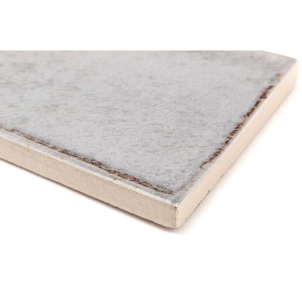 Citadel Polished Gray Ceramic Subway Wall Tile 3x12