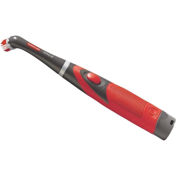 Rubbermaid Power Scrubber with 1 All-Purpose Scrubbing Head and 1 Grout Scrubbing Head