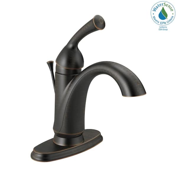 Delta Haywood Single Hole SingleHandle Bathroom Faucet in